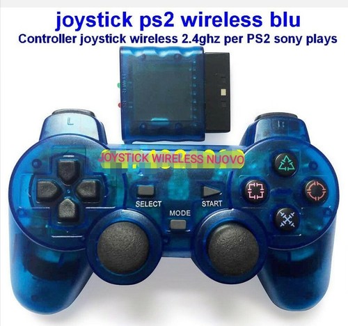 Ps2 joystick wireless blu - ,