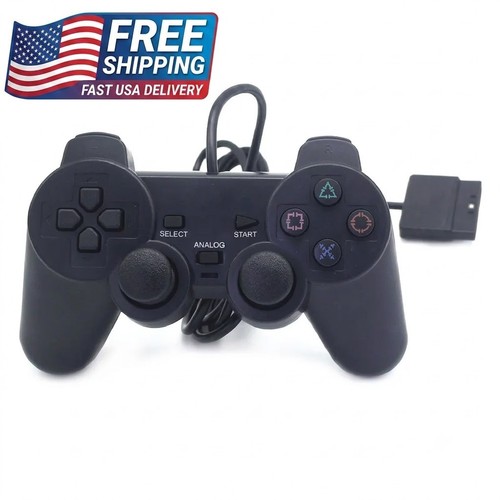 Gamepad cablato per sony ps2 - gamepad,